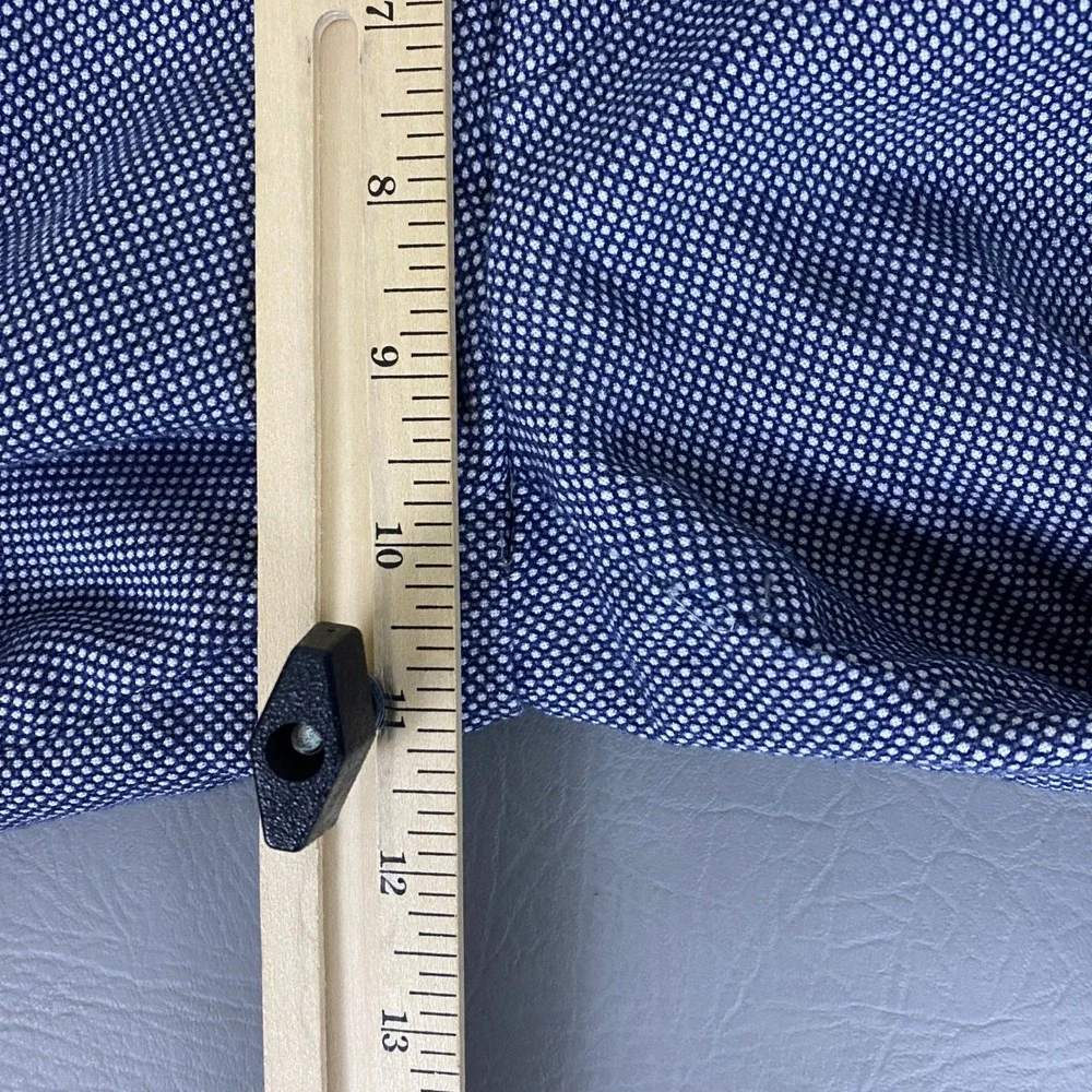 Suitsupply Dress Pants Men's Size 34 Brescia Blue White Micro Dot Cotton